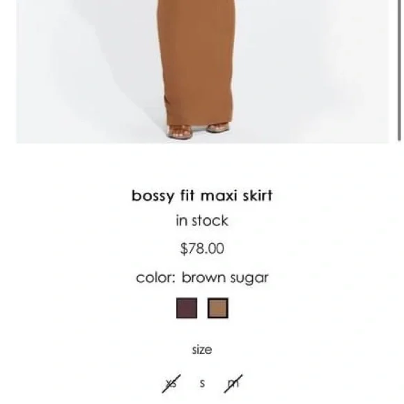 Naked wardrobe bossy fit maxi skirt small - Picture 4 of 4